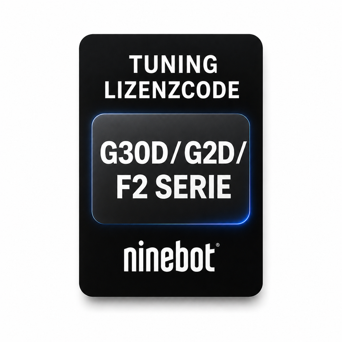 Ninebot G30D / G2D / F2 Series Tuning License Code – Up to 32 km/h