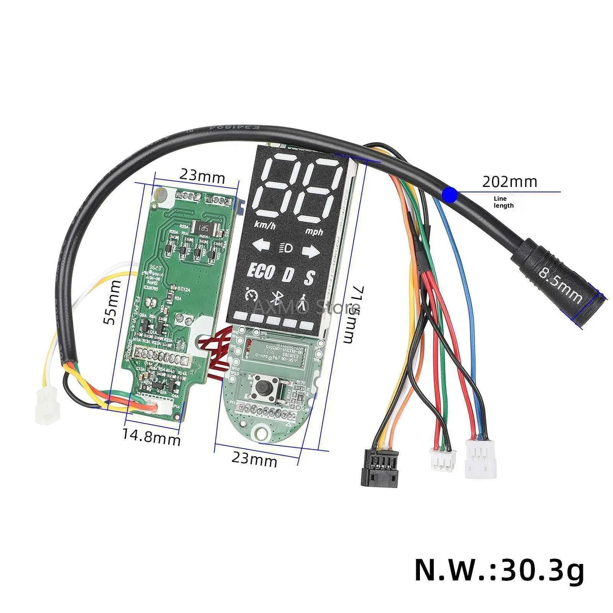 Bluetooth Dashboard Display Board – Xiaomi & Ninebot E-Scooters